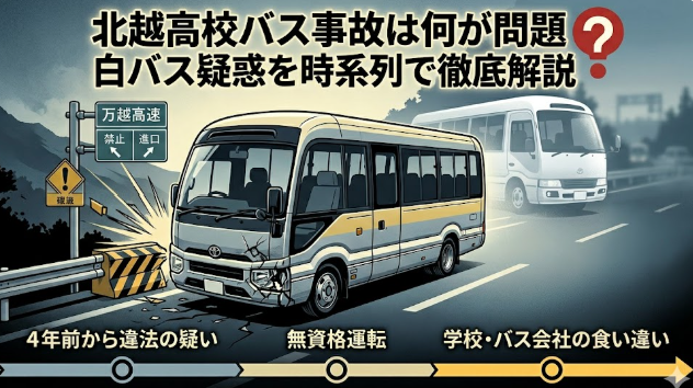 北越高校　バス事故　何が問題