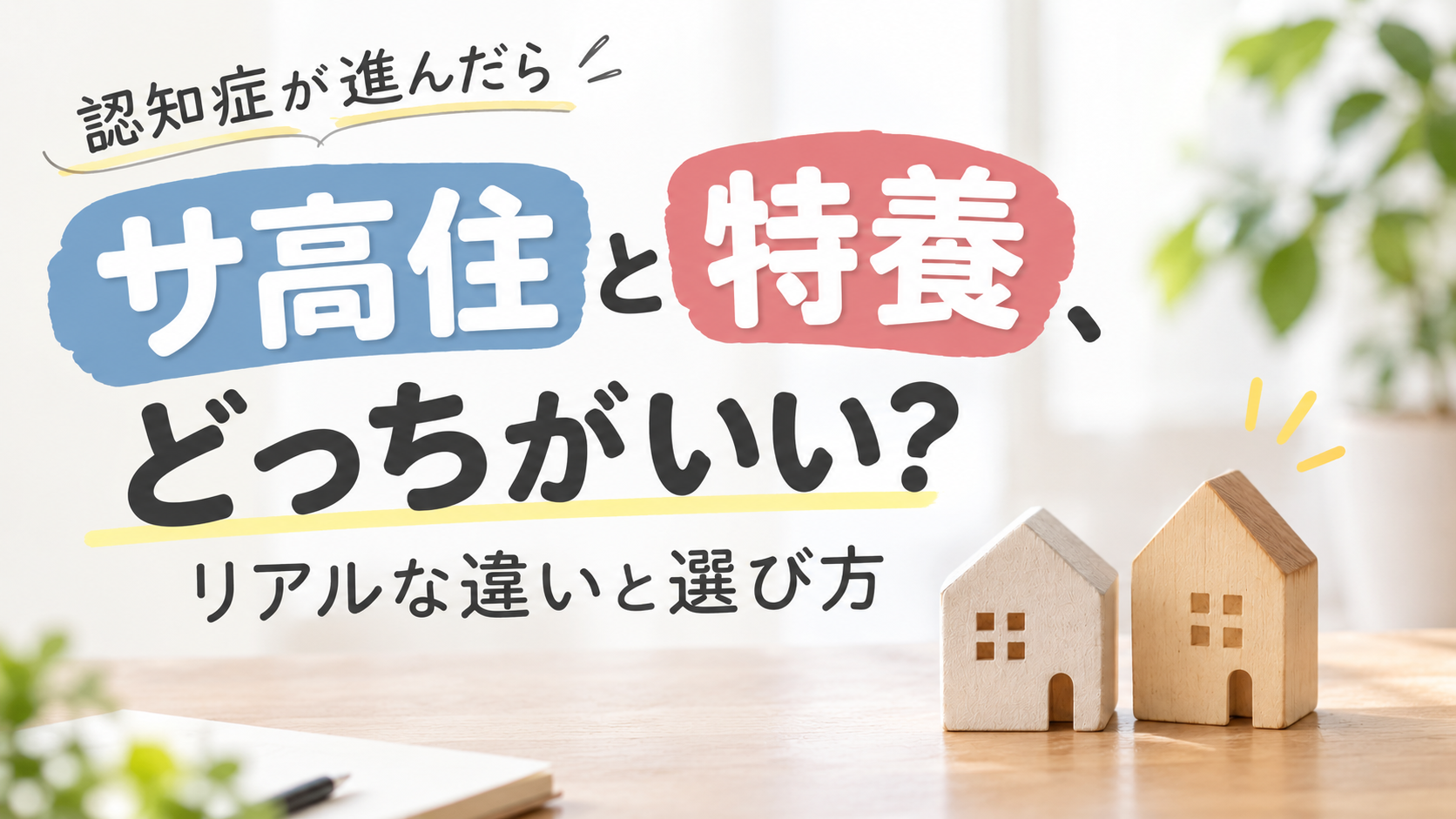 サ高住　特養どっちがいい